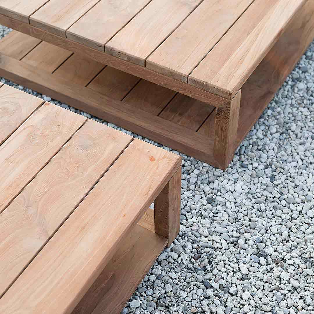 houten loungetafel tuin
