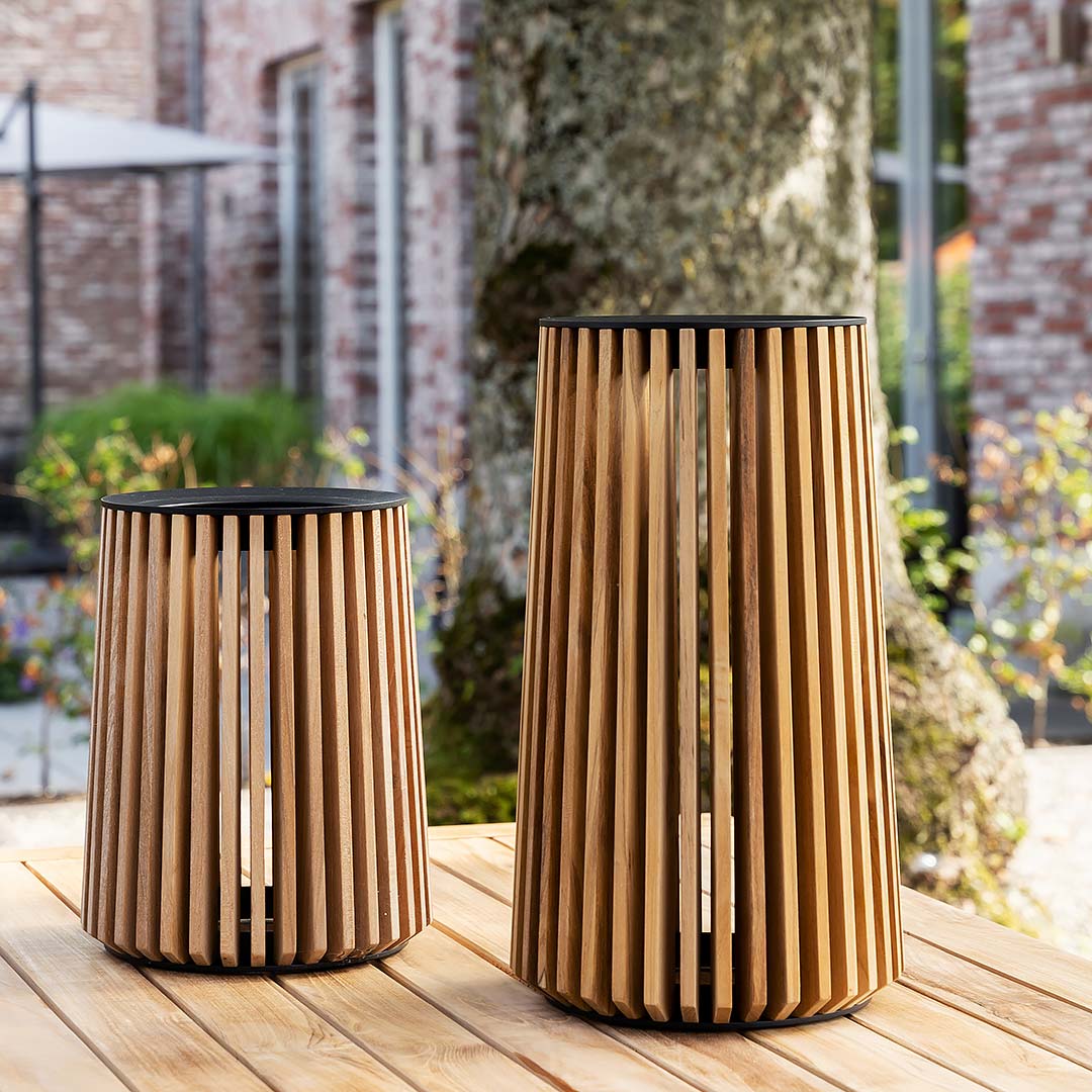 houten tuinlamp design