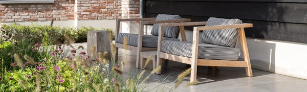 Outdoor lounge chairs